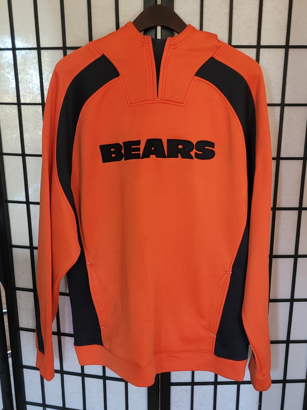 BEARS OFFICAL Orange Athletic Pullover NFL